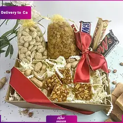 باکس شکلات وآجیل (ارسال کیک وشیرینی به کانادا) | انگور