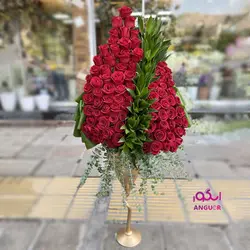 سفارش جام گل رز با طرح خاص| مرکز خرید گل و گیاه انگور