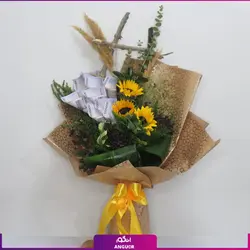 سفارش آنلاین دسته گل ماهرخ ترکیب گل و اسکناس گلفروشی آنلاین