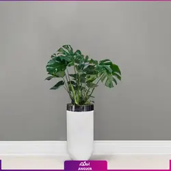 گلدان هدیه لوکس برگ انجیری | فایبر گلاس طرح سارین