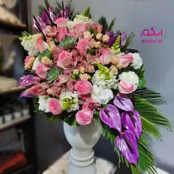 خرید جام گل لاکچری و زیبا پردیس برای مناسبت های عقد و عروسی و...