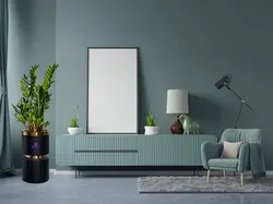 گلدان هدیه VIP فایبر گلاس کمری با زاموفیلیا + زیر گلدانی چرخ دار (130 تا 160 سانتی)