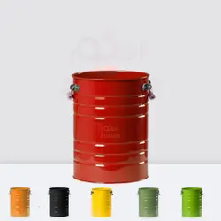 گلدان خالی فلزی فانتزی لاین در 6 رنگ مختلف (ارتفاع 40) | انگور