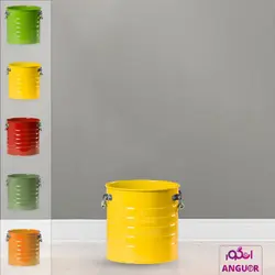 گلدان فلزی لاین قرمز (ارتفاع 30)