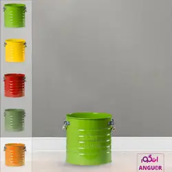 گلدان فلزی لاین قرمز (ارتفاع 30)