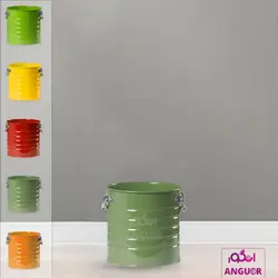 گلدان فلزی لاین قرمز (ارتفاع 30)