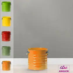 گلدان فلزی لاین قرمز (ارتفاع 30)