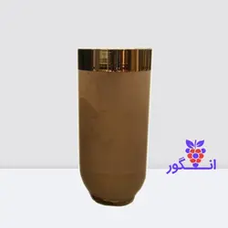 گلدان فلزی آیرین - طلایی با لبه طلایی (ارتفاع 83 سانتی ) | انگور