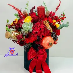 باکس سرخ گون یلدایی | انگور