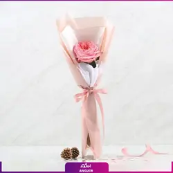 دسته گل رز تک شاخه قیفی | انگور