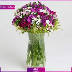 گلدان آنتوریوم با عروسک (ارسال گل به ترکیه) | انگور