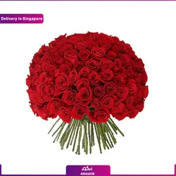 باکس گل رز های رنگی (ارسال گل به سنگاپور) | انگور