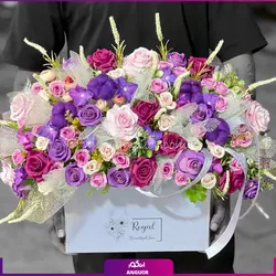 باکس گل مینا (گل مصنوعی )