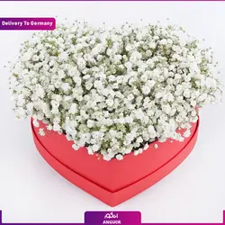 دسته گل 20 شاخه رز با شمع معطر (ارسال گل به آلمان) | انگور