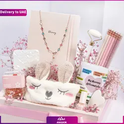 باکس گل هالووین با رز سفید ( دبی و امارات)