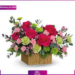 باکس گل Bushel of Blooms (ارسال گل به امریکا) | انگور