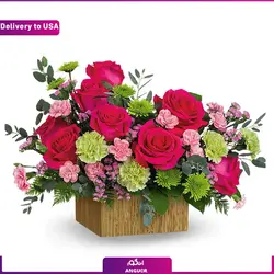باکس گل Bushel of Blooms (ارسال گل به امریکا) | انگور
