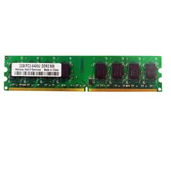 رم دسکتاپ DDR2 تک کاناله 800 مگاهرتز CL4  مدل 2GB PC2-6400U DDR2 800 ظرفیت 2 گیگابایت