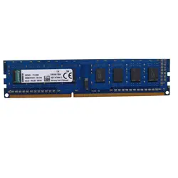 رم دسکتاپ DDR3 تک کاناله 12800 مگاهرتز CL11  کینگستون مدل KVR16N11S8/4 ظرفیت 4 گیگابایت