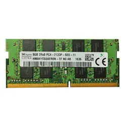 رم لپ تاپ DDR4 دو کاناله 2133 مگاهرتز هاینیکس مدل HMA41GS6AFR8N ظرفیت 8 گیگابایت