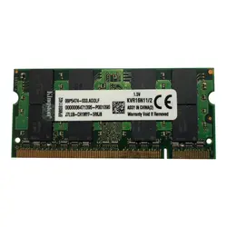 رم لپ تاپ کینگستون مدل DDR3 1600MHz ظرفیت 2 گیگابایت