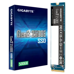 حافظه SSD اینترنال 500 گیگابایت Gigabyte مدل Gen3 2500E NVMe M.2