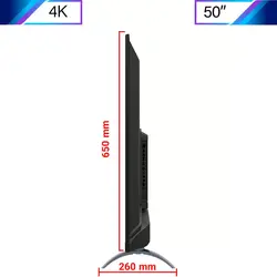 تلویزیون ال ای دی هوشمند ایکس ویژن مدل 50XTU535 سایز 50 اینچ