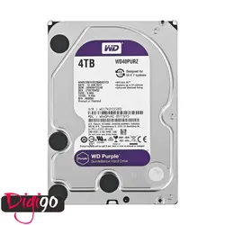 هارددیسک اینترنال وسترن دیجیتال مدل Purple WD40PURZ ظرفیت ۴ ترابایت