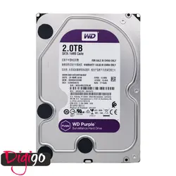 هارددیسک اینترنال وسترن دیجیتال مدل Purple WD20PURZ ظرفیت 2 ترابایت