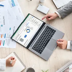 لپ تاپ گیگابایت مدل Laptop GIGABYTE U4-UD Corei7-1195G7 16G 512GSSD GEN4 IrisXe FHD IPS