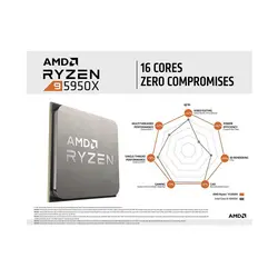 پردازنده مرکزی ای ام دی مدل Ryzen 9 5950X