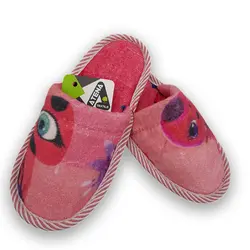 دمپایی حوله ای کودک کفشدوزکی آتنا