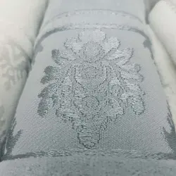 سرویس حوله پالتویی دونفره Modena نقره ای/سفید