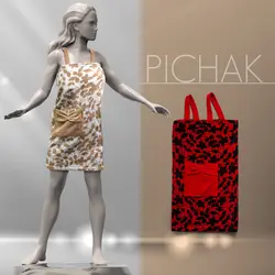 حوله دکلته چاپی پیچک پودایران