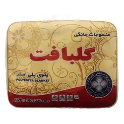 پتوی گلبافت پلی استر یکنفره طوسی