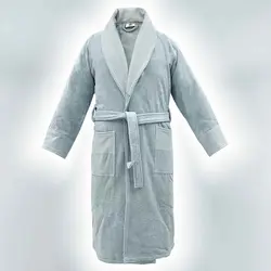 حوله پالتویی کلاه دار باواریا نقرآبی نارین ساپ