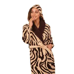 حوله پالتویی کلاه دار ببری پودایران