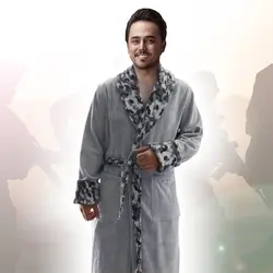 حوله پالتویی کلاه دار ارتشی طوسی پودایران