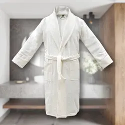 حوله پالتویی کلاه دار باواریا سفید نارین ساپ