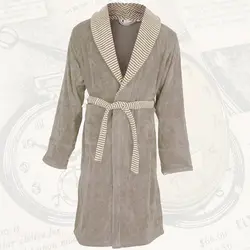 حوله پالتویی کلاه دار کلاسیک خاکی پودایران