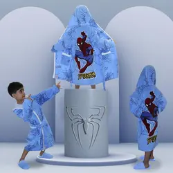 حوله پالتویی کودک اسپایدرمن پودایران