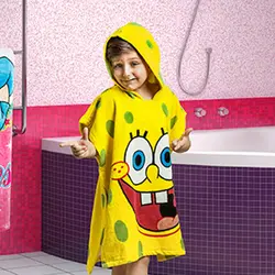 حوله پانچو کودک باب اسفنجی پودایران