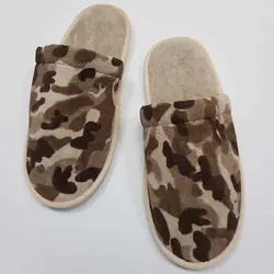 دمپایی حوله ای ارتشی خاکی پودایران