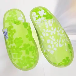 دمپایی حوله ای بهار سبز پودایران