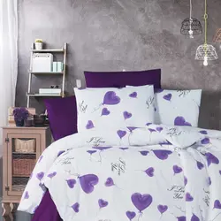 ست کاور لحاف Valentine بنفش دونفره Freedom