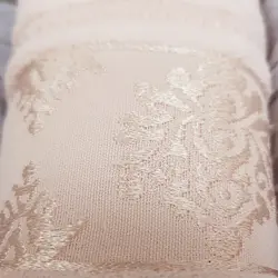 سرویس حوله پالتویی دونفره Modena طوسی/گلبهی