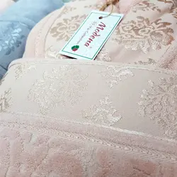 سرویس حوله پالتویی دونفره Modena طوسی/گلبهی
