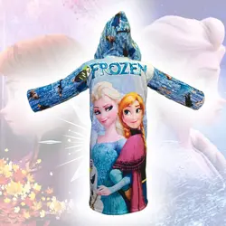 حوله پالتویی کودک فروزن آبی آتنا