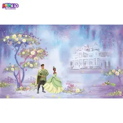 کاغذ دیواری پرنسس و قورباغه