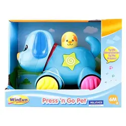 عروسک سگ موزیکال چرخ دار Winfun